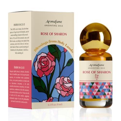 Rose of Sharon Anointing Oil 9ml (0.3 fl oz.) | Blessings from The Holy Lands | Blessed from Jerusalem | Biblical Spices | Christian Gifts | Holy Oil for Prayer and Protection - görsel 2