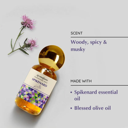 Spikenard Anointing Oil 9ml (0.3 fl oz.)| Blessings from The Holy Lands | Blessed from Jerusalem with Biblical Spices | Christian Gift | Holy Oil for Prayer and Protection
