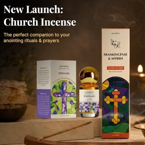 Spikenard Anointing Oil 9ml (0.3 fl oz.)| Blessings from The Holy Lands | Blessed from Jerusalem with Biblical Spices | Christian Gift | Holy Oil for Prayer and Protection - görsel 12