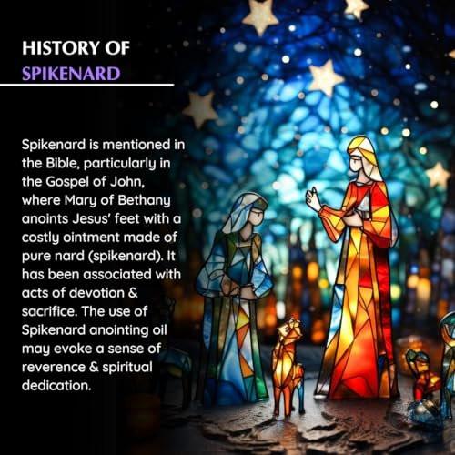 Spikenard Anointing Oil 9ml (0.3 fl oz.)| Blessings from The Holy Lands | Blessed from Jerusalem with Biblical Spices | Christian Gift | Holy Oil for Prayer and Protection - görsel 6