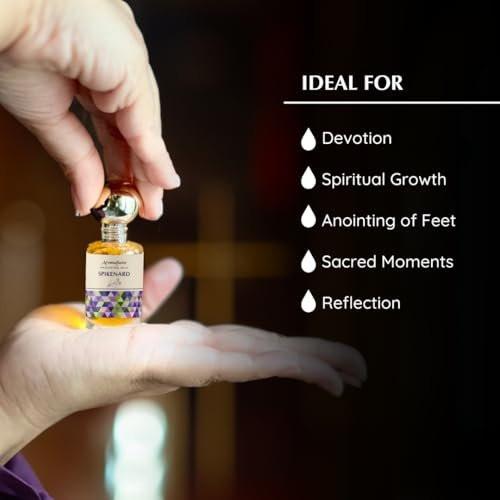 Spikenard Anointing Oil 9ml (0.3 fl oz.)| Blessings from The Holy Lands | Blessed from Jerusalem with Biblical Spices | Christian Gift | Holy Oil for Prayer and Protection - görsel 10