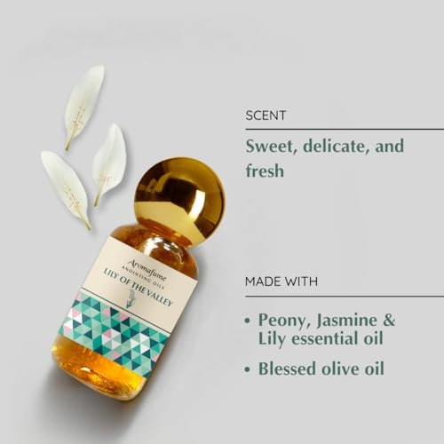 Lily of The Valley Anointing Oil 9ml (0.3 fl oz.)| Blessings from The Holy Lands | Blessed Olive Oil from Jerusalem with Biblical Spices | Natural Ingredients | Holy Oils for Prayer and Protection - görsel 4