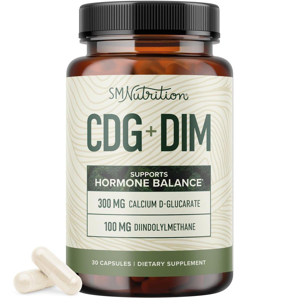 Calcium D-Glucarate with DIM Supplement for Estrogen Detox & Hormone Balance for Women & Men | Detox & Cleanse, Hormonal Acne, Menopause & CDG for Liver Support | Non-GMO, Third-Party Tested | 30ct - görsel 3