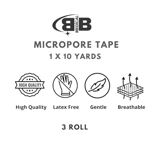 BB Micropore Tape - Tan, 1" Wide - 3 Count - Health & Beauty - BEGİE - görsel 3