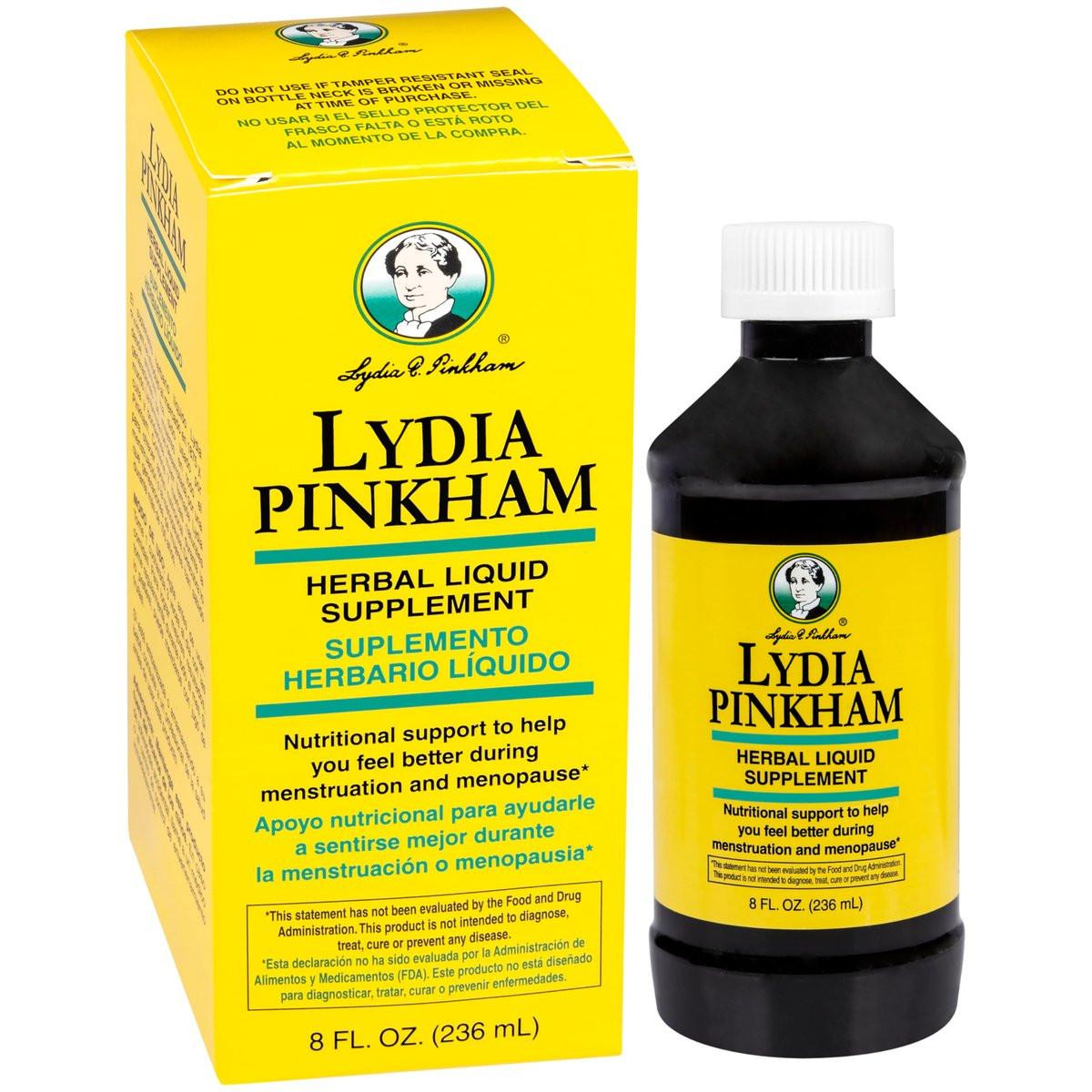 Lydia Pinkham Liquid Herbal Supplement for Menstruation and Menopause Support, 8 Ounce - görsel 3