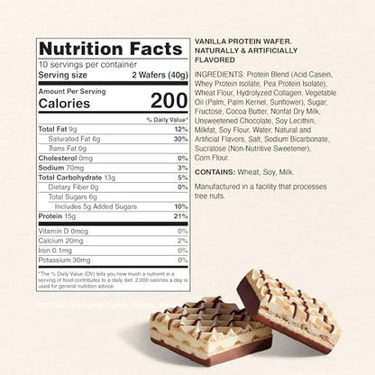 Myprotein Crispy Protein Wafers | 15g – Crispy Texture: The light, crispy layers deliver a satisfying crunch that – Image 18