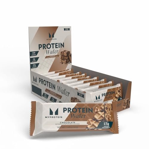 Myprotein Crispy Protein Wafers | 15g Protein | Box of 10 | Chocolate | High Protein Snack Bar | Milk & Whey Isolate | Low Sugar - görsel 2