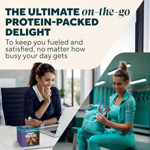 Myprotein Crispy Protein Wafers | 15g Protein | Box of 10 | Chocolate | High Protein Snack Bar | Milk & Whey Isolate | Low Sugar - görsel 14