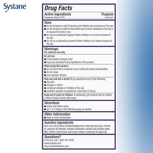 Systane Complete Preservative Free Dry Eye Drops, 30 Ct Single Use Vials, Contains Propylene Glycol 0.6%, Unit-Dose Lubricating Eye Drops for Irritation & Dryness, Hydrating & Soothing - görsel 6