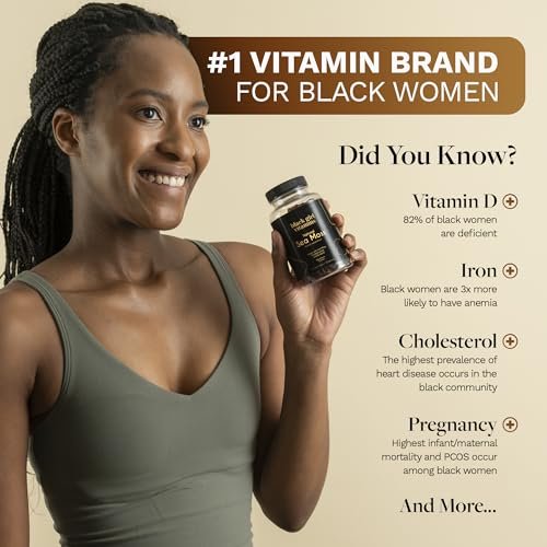 Black Girl Vitamins - Irish Sea Moss Gummies - SeaMoss + Bladderwrack & Burdock - 92 Minerals for Thyroid, Metabolism, and Immunity - Vegan, Gluten-Free, Halal (Mixed Berry, 30 Day Supply) - görsel 1