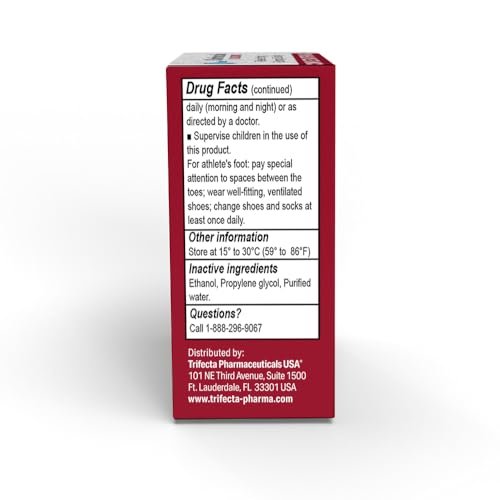 Globe Clotrimazole 1% Antifungal Topical Solution for Athlete's Foot, Jock Itch and Ringworm (3 Pack) - 10ml Each - görsel 7