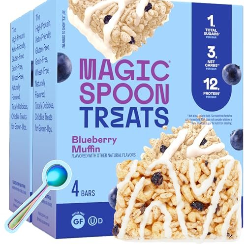 Magic Spoon Treats - 8 High Protein Bars, – Sugar Free: Sweetened without sugar, these bars won't spike your blood – Image 3