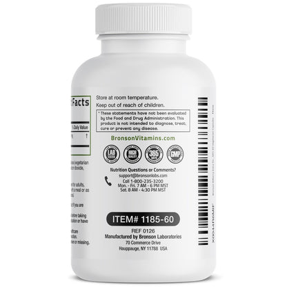 Bronson Bilberry Extra Strength Vaccinium Myrtillus, Promotes Eye Health and Supports Healthy Vision - Non GMO, 60 Vegetarian Capsules