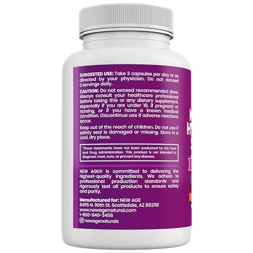 NEW AGE Collagen Pills Biotin Keratin Saw Palmetto Hyaluronic Acid - Hair Skin and Nails Vitamins and DHT Blocker with Vitamin E Folic Acid Pumpkin Seed MSM- 90 Count - görsel 7