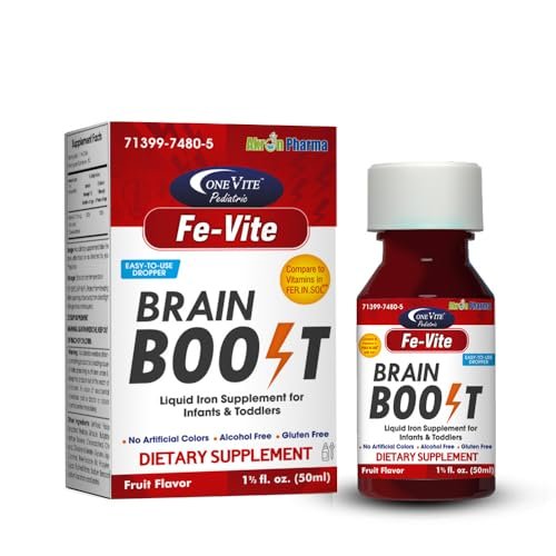Pediatric FE-Vite Drops | Liquid Iron Supplement | 50ml, 1.66 Fl Oz (Pack of 1) - görsel 2