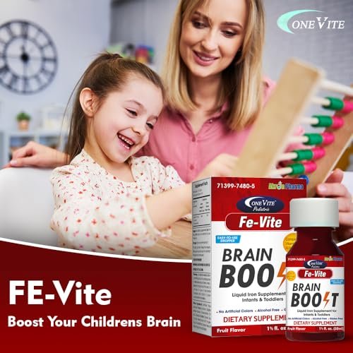 Pediatric FE-Vite Drops | Liquid Iron Supplement | 50ml, 1.66 Fl Oz (Pack of 1) - görsel 3