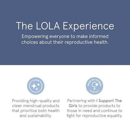 LOLA Light Organic Cotton Tampons, 32 Count - Light Non-Toxic Tampons, Period Feminine Hygiene Products, HSA FSA Approved