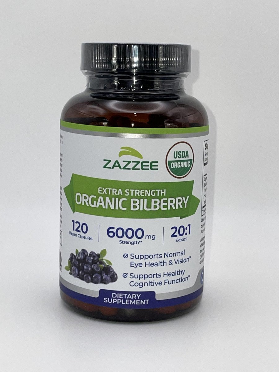 Zazzee USDA Organic Bilberry 20:1 Extract, – Dimensions: 2.5 x 2.5 x 4.5 inches – Image 14