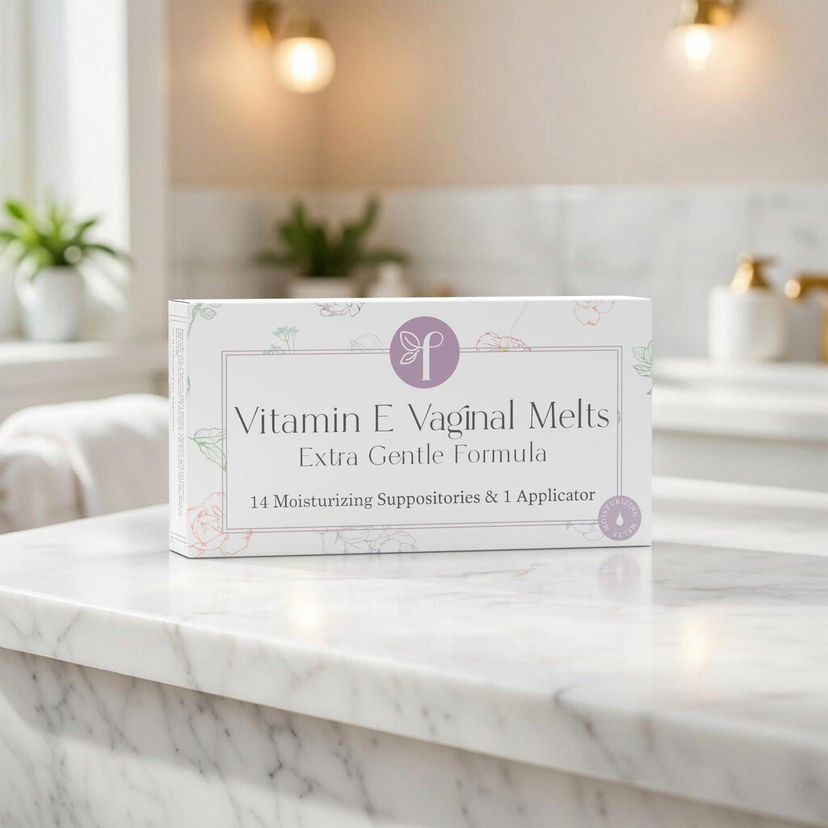 Femallay Organic Vitamin E Vaginal Melts – Feminine Moisture, Comfort & Hydration – Original (Unscented), 1-Pack - görsel 12