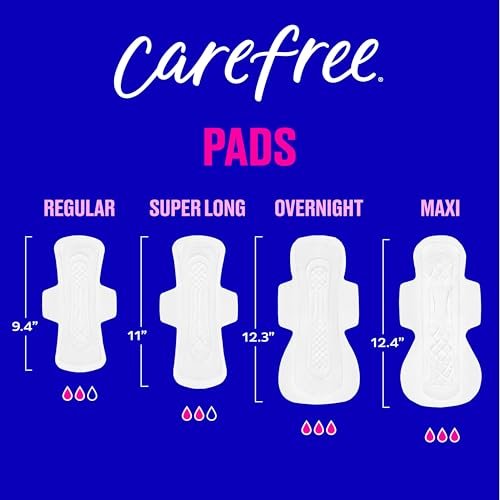 Carefree Ultra Thin Pads for Women, Super/Long Pads with Wings, 84ct (3 Packs of 28ct) - Feminine Care & Postpartum – Image 10