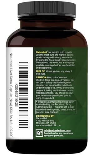Liver 15-in-1 Complex, 240 Veggie Capsules | Herbal & Mineral Blend - Milk Thistle, Dandelion Root, Artichoke, Black Currant Oil, Turmeric, Chicory, Zinc, Choline, & More | Non-GMO - görsel 18