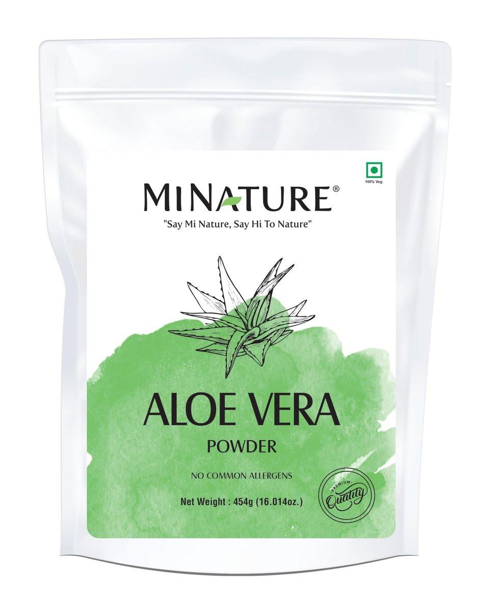 minature 100% Aloe Vera Powder (Aloe Barbadensis) 227g (8 oz) | Pure Aloe Vera Leaf Powder - görsel 12