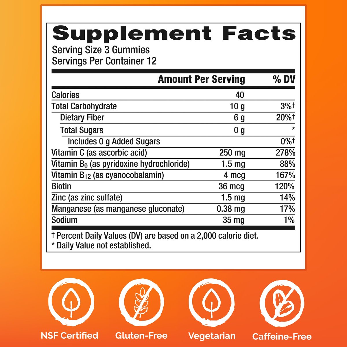 Emergen-C Zero Sugar Immune Support Adult Gummies - 36 Count - görsel 13