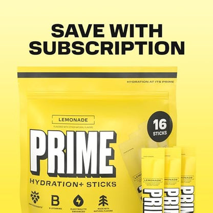 PRIME HYDRATION+ Electrolyte Powder Sticks, – Caffeine: None – Image 14