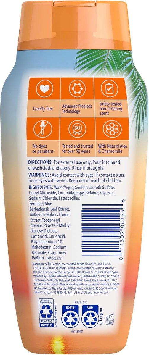 Vagisil Feminine Wash for Intimate Area Hygiene, Scentsitive Scents, pH Balanced and Gynecologist Tested, Citrus Paradise, 12 oz (Pack of 1) - görsel 2
