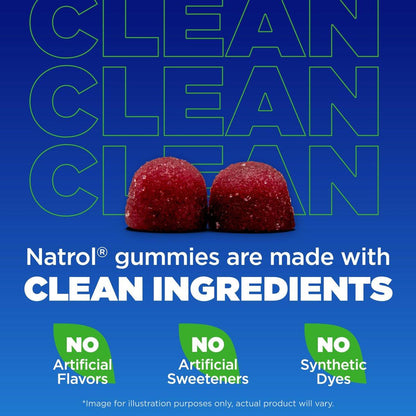 Natrol Kids Magnesium Citrate Gummies, Gently Calm and Relax Little Minds and Bodies, Plus Support Healthy Muscle Relaxation and Function, 30 Razzilicious Gummies, Up to a 30 Day Supply