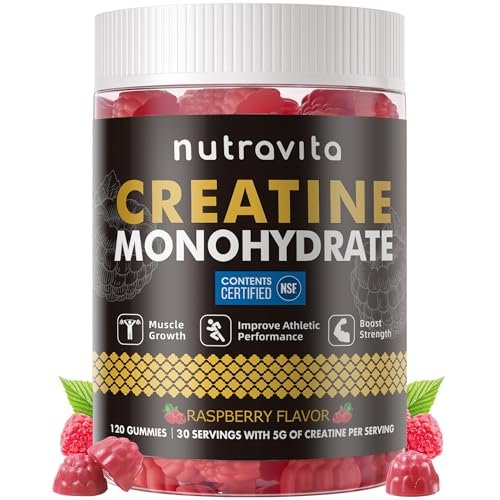 Nutravita Creatine Monohydrate Gummies for – Servings Per Container: 30 – Image 17