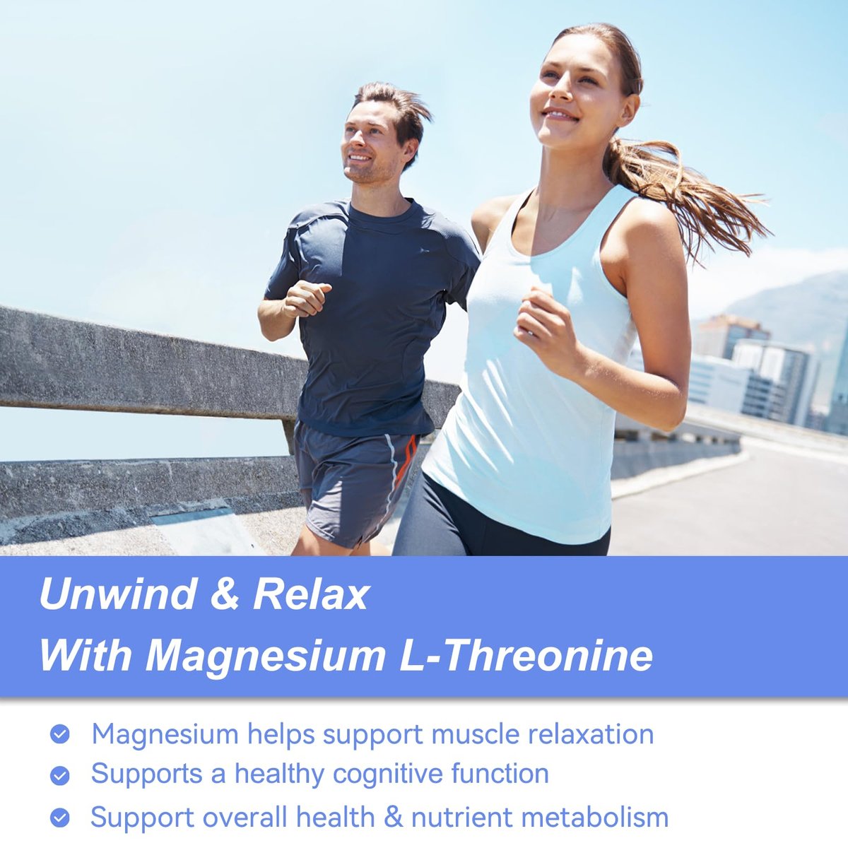 EAZGOO Magnesium L-Threonine Supplement, – Pure and Potent: Each serving delivers 2000mg of magnesium L-threonine, – Image 4