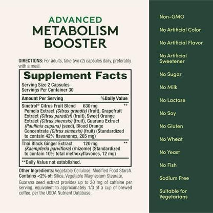 Nature's Bounty Advanced Metabolism Booster, – Trusted Brand: Nature's Bounty is a reputable name in the – Image 4