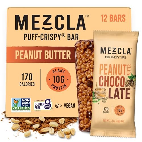 Mezcla Puff-Crispy Plant Based Protein Bars – Non-GMO Project Verified: Ingredients are sourced without – Image 5