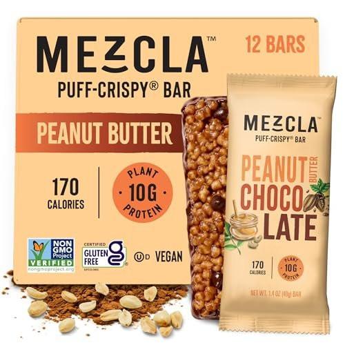 Mezcla Puff-Crispy Plant Based Protein Bars – Non-GMO Project Verified: Ingredients are sourced without – Image 18