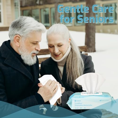 SUNKISS Trustplus Wet Wipes for Adult No – No Rinse Formula: Designed for use without water or soap, these wipes – Image 2