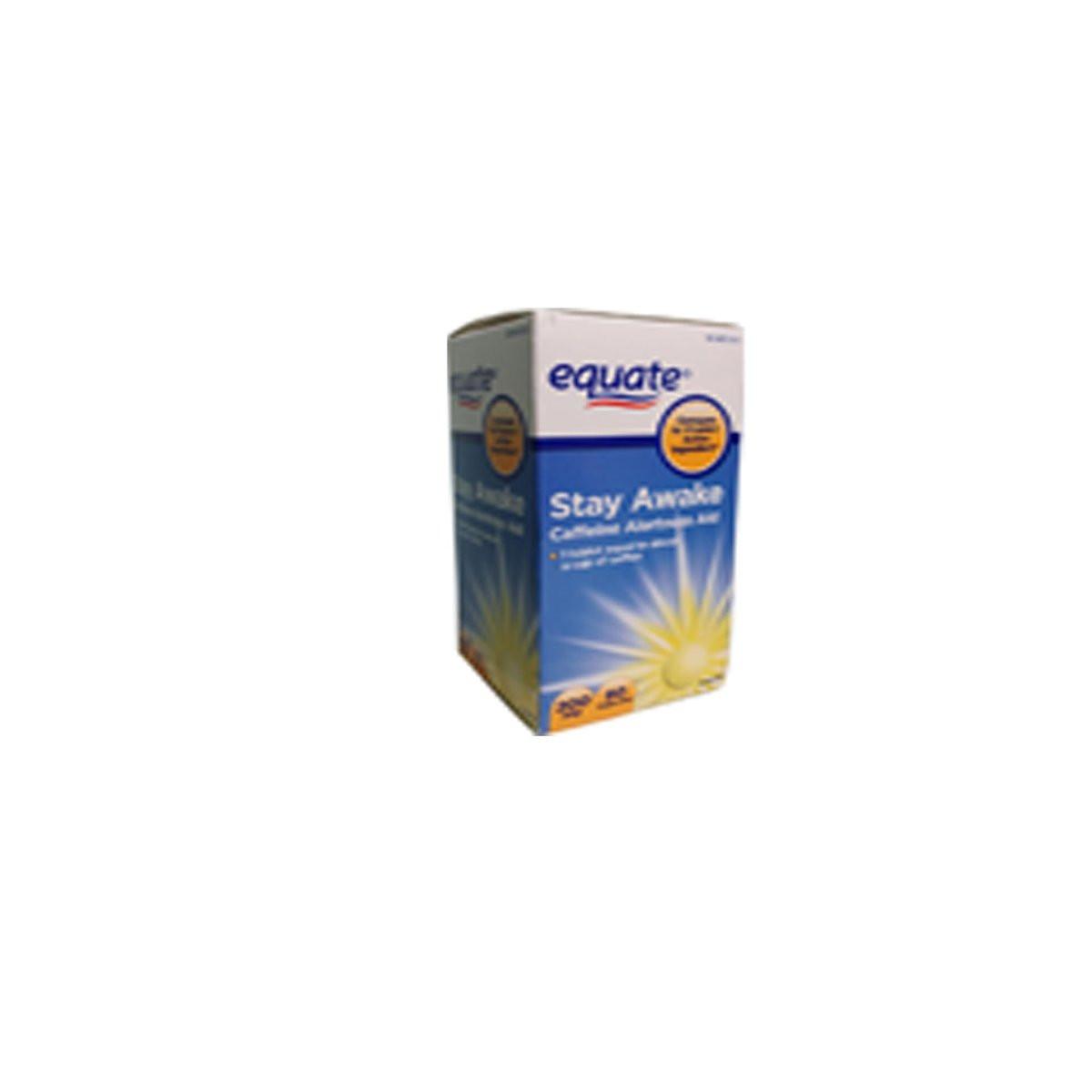 Healthy Surplus Equate Stay Awake - 200 mg Caffeine - 80 Tablets and Vital Volumes Vitamins A to Zinc Tips Card - Bundle - görsel 1