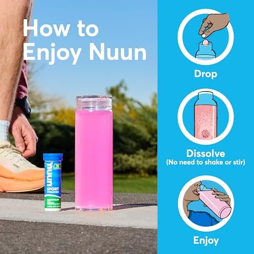 Nuun Sport Electrolyte Tablets with – Easy to Use: Simply drop one tablet into 16 oz of water, let it dissolve, – Image 5