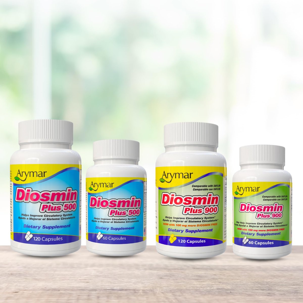 Arymar Diosmin Plus 500 - Circulatory System Support Supplement, 500mg, 120 Capsules - görsel 10