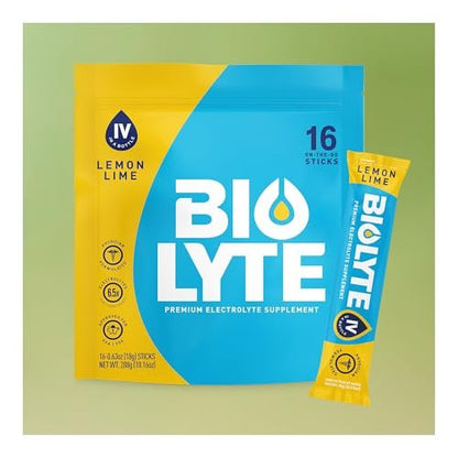 BIOLYTE IV Electrolyte Powder Packets, IV – Size: 0.64 Ounce (Pack of 16) – Image 6