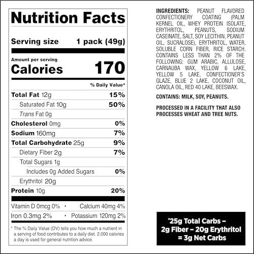 Quest Nutrition Coated Candies, Peanut – Convenient Packaging: The 12-count box is perfect for on-the-go snacking, – Image 5
