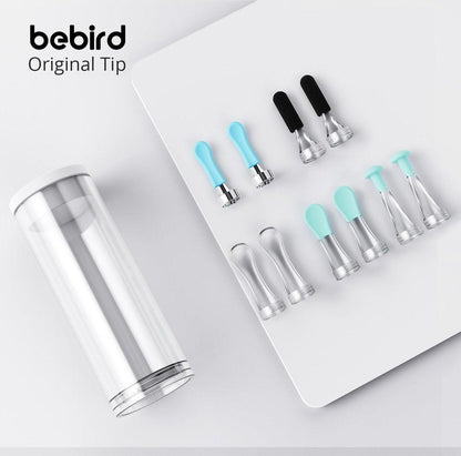 BEBIRD Official R1 Original Accessory - 10 PCS Replacement Tip for Wet/Dry Wax Cleaning - Ear Spoons Accessories Set Compatible with BEBIRD R1/M9/R3/X3/W3/D3Pro/T15/C3 (New Spiral Structure!)
