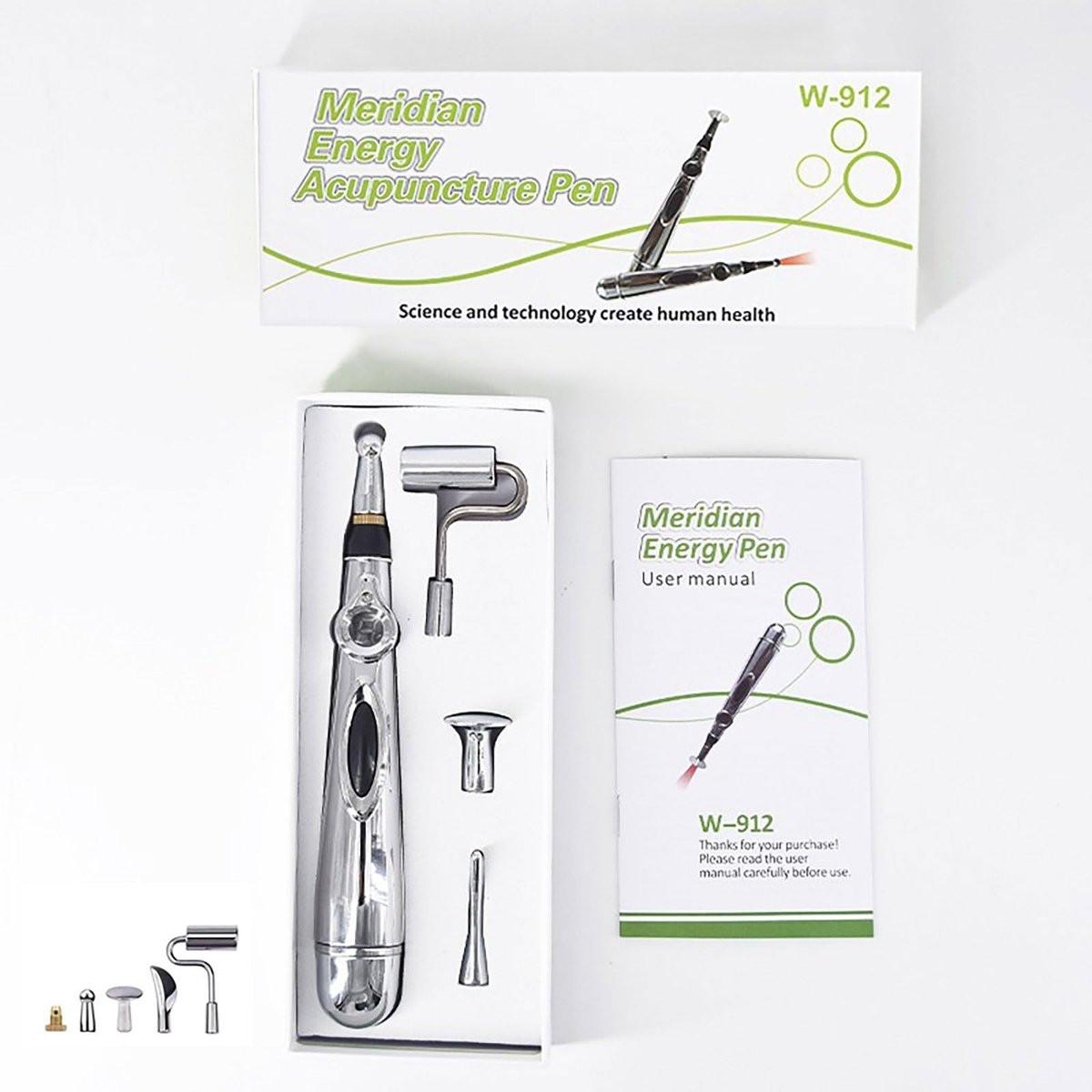 Acupuncture Pen, Electronic Acupuncture Pen Therapy, Energy Massage Tools, Suitable for Women & Men (5-in-1) - görsel 5