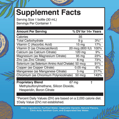 MaryRuth's Liquid Nighttime Multimineral – Calcium & Vitamin D3: Essential for bone health, these nutrients work – Image 3