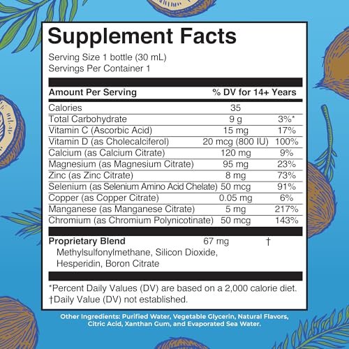 MaryRuth's Liquid Nighttime Multimineral – Zinc: Plays a key role in immune function and cellular health. – Image 4
