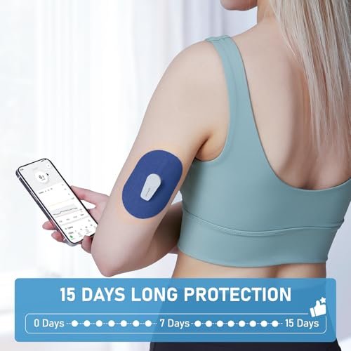 ANGTICS Dexcom G6 Adhesive Patches Waterproof, 30 Pack Multicolor Overpatch for Dexcom G6, Premium Transparent G6 Overlay Patches, Hypoallergenic & Skin-Friendly, Sensor is NOT Included - görsel 8