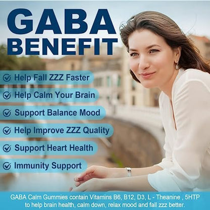 GABA Gummies 500 mg - Sugar-Free Calm – Servings Per Container: 30 – Image 11