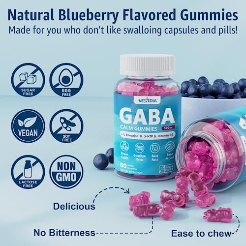 GABA Gummies 500 mg - Sugar-Free Calm – L-Theanine: 100 mg – Image 13