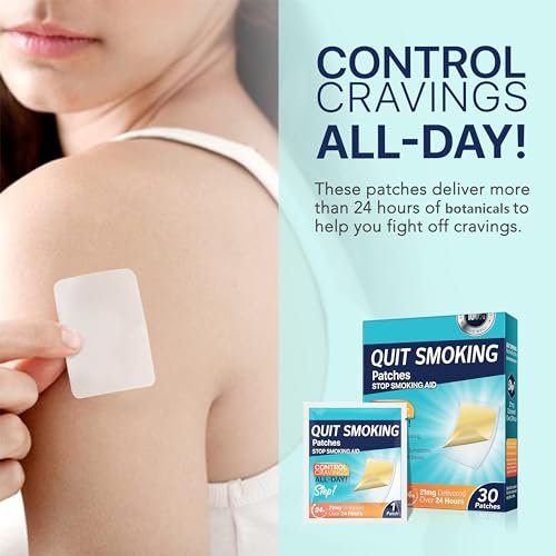 Quit Smoking Patches Step 1, 21mg Stop – Easy to Use: Simply apply one patch to clean, dry, hairless skin on your – Image 3