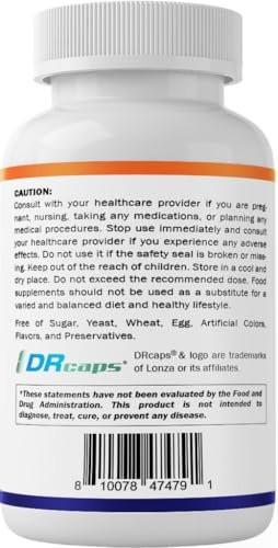 Vitamatic Bifidobacterium Longum 6 Billion CFU per DR Capsule - 60 Count - Promotes Intestinal Health - Made with Prebiotic Inulin Fiber - görsel 1